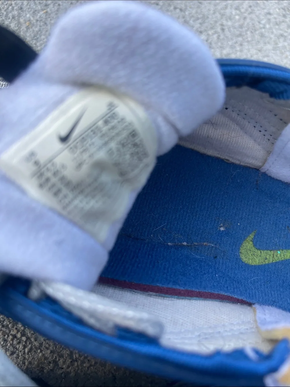 Women’s grey and blue Nike size 9 ships asap